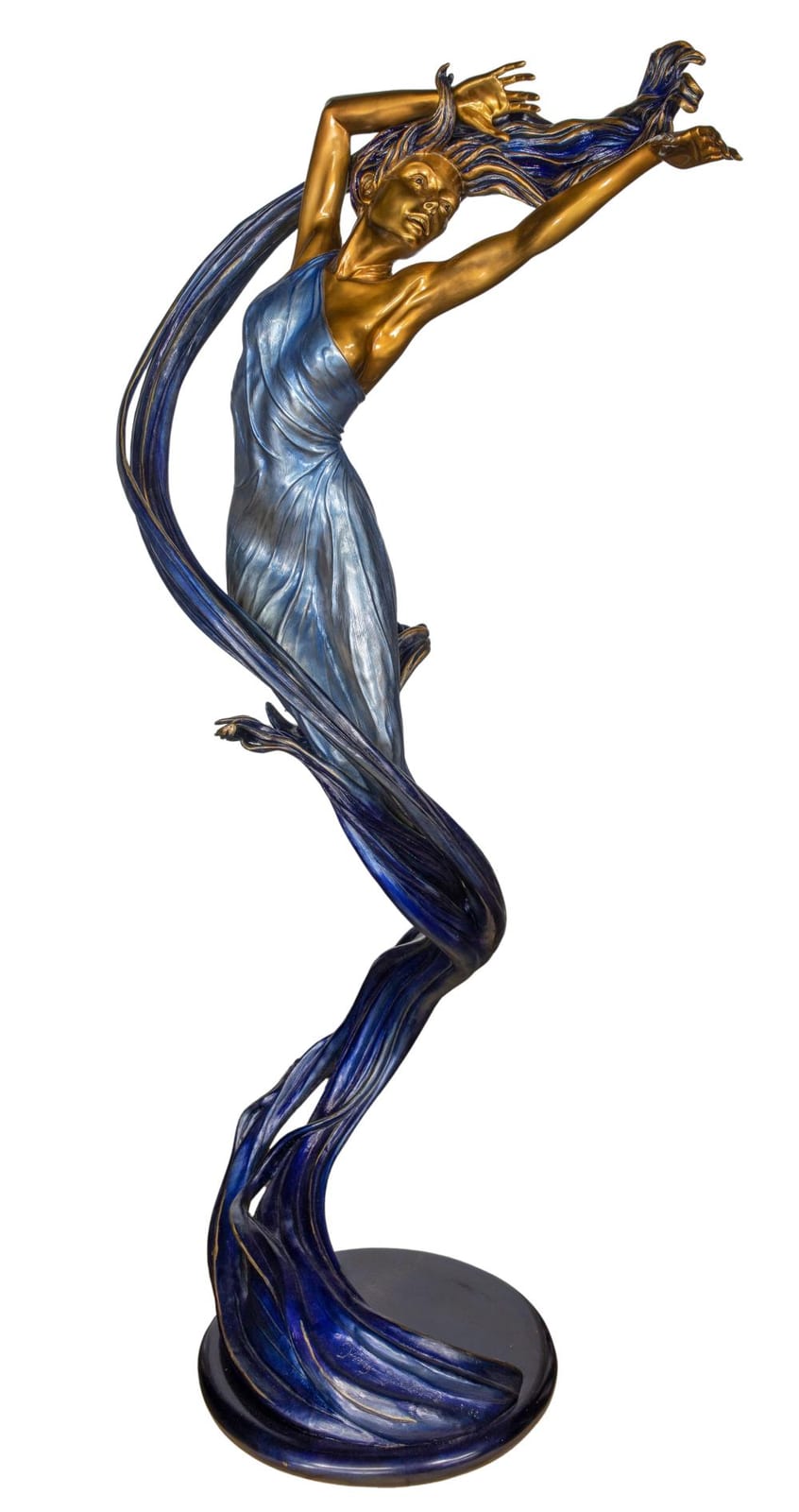 Jerry Joslin comparable auction result: jerry joslin american 1942 2005 spindrift bronze sculpture