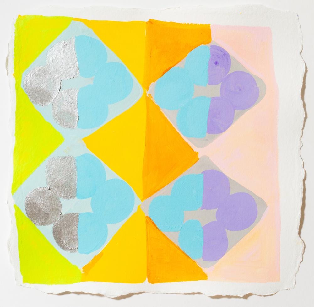 Judy Ledgerwood comparable auction result: judy ledgerwood 1959 indiana lebt in chicago r