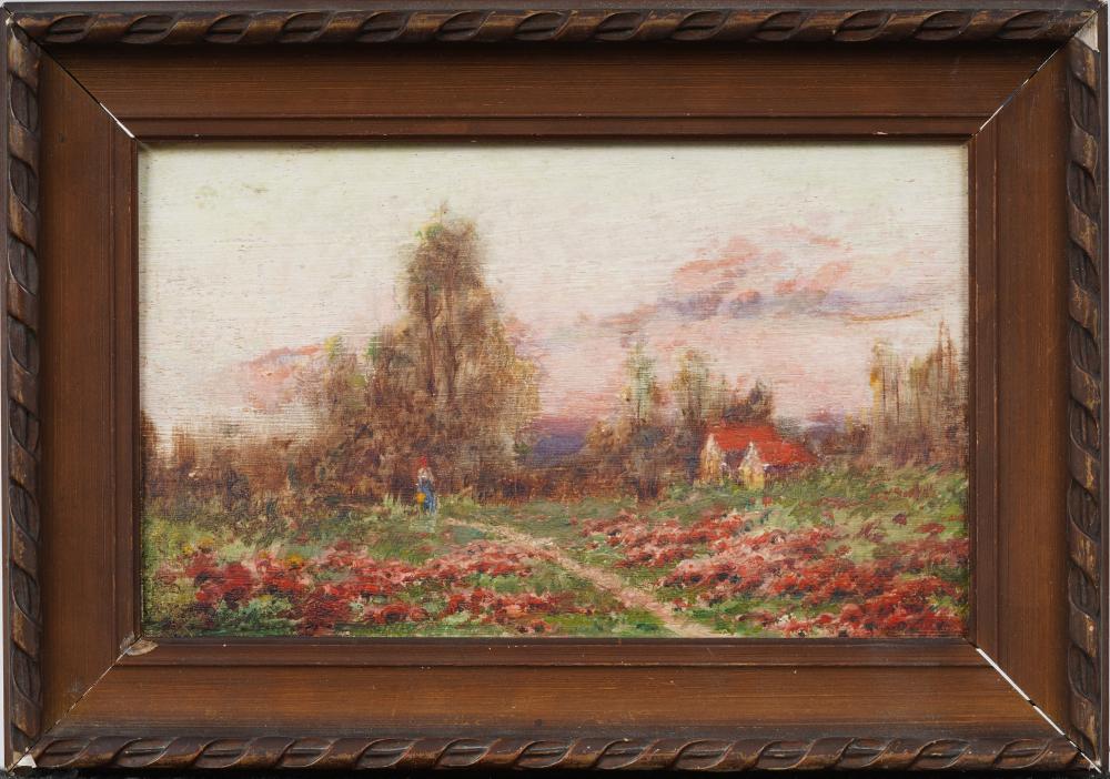 Sarkis Diranian comparable auction result: sarkis diranian 1854 1918 turkish impressionist flower landscape framed signed oil painting