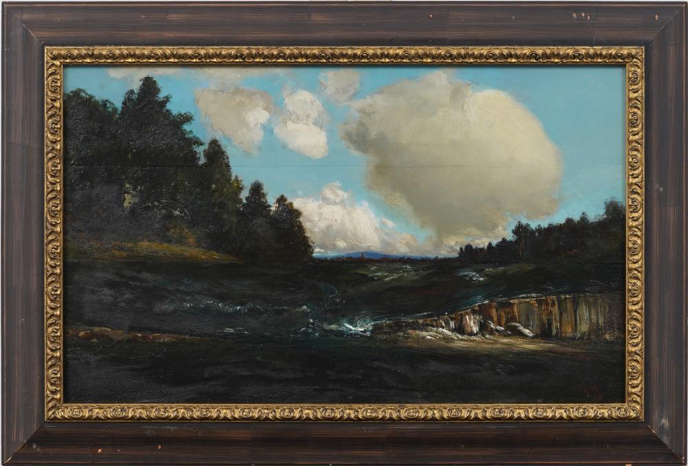 julian walbridge rix 1850 1903 california framed impressionist landscape original oil painting · Curated Gallery Auctions · 2025-09-07 Julian Walbridge Rix comparable auction result: julian walbridge rix 1850 1903 california framed impressionist landscape original oil painting
