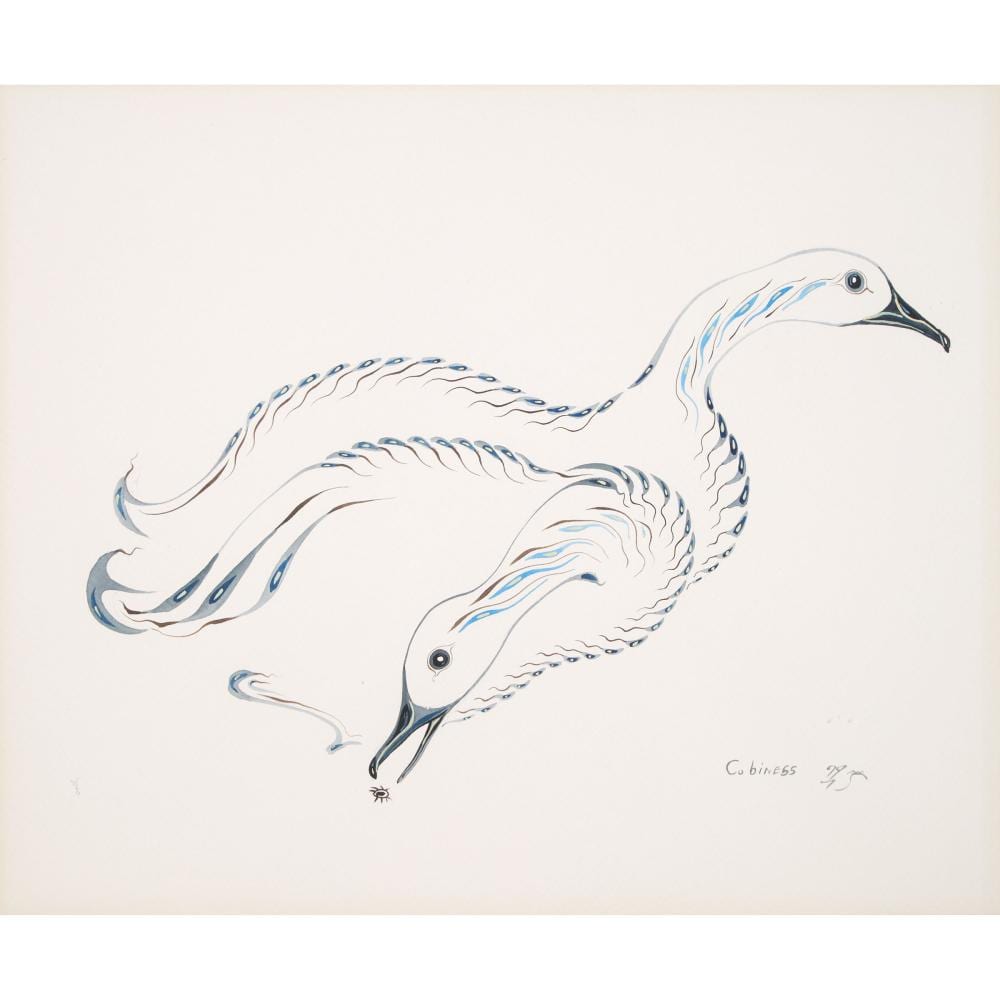 Eddy Cobiness comparable auction result: eddy cobiness 1933 1996 untitled two ducks 1979