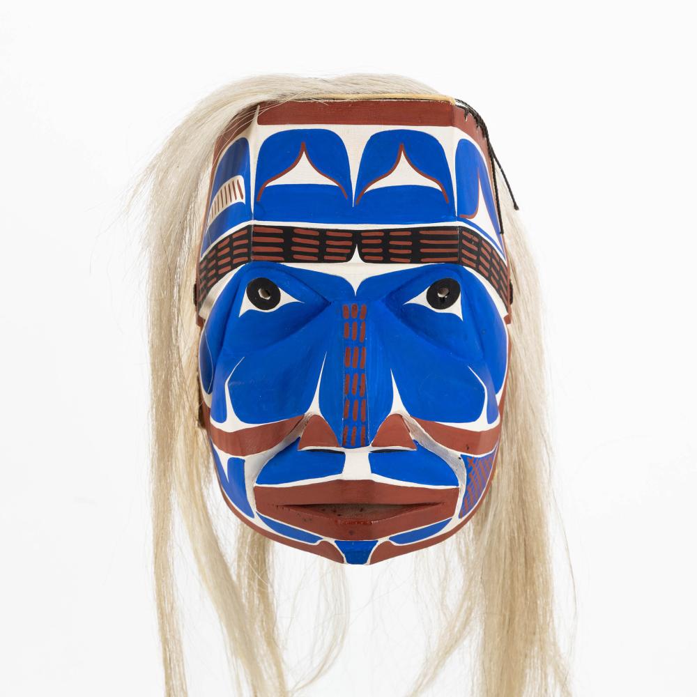 Patrick Amos comparable auction result: patrick amos b 1957 mask portrait 1995