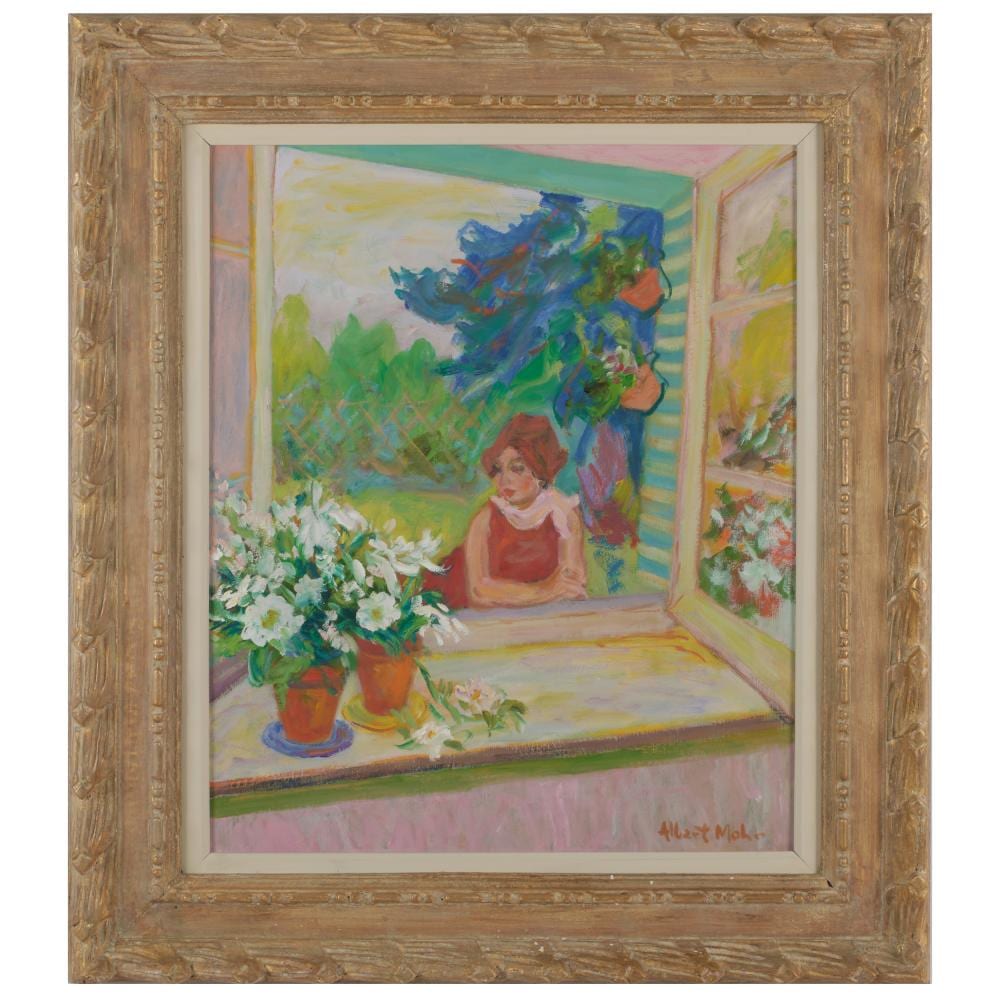 Albert Mohr comparable auction result: albert mohr 1918 lady in red