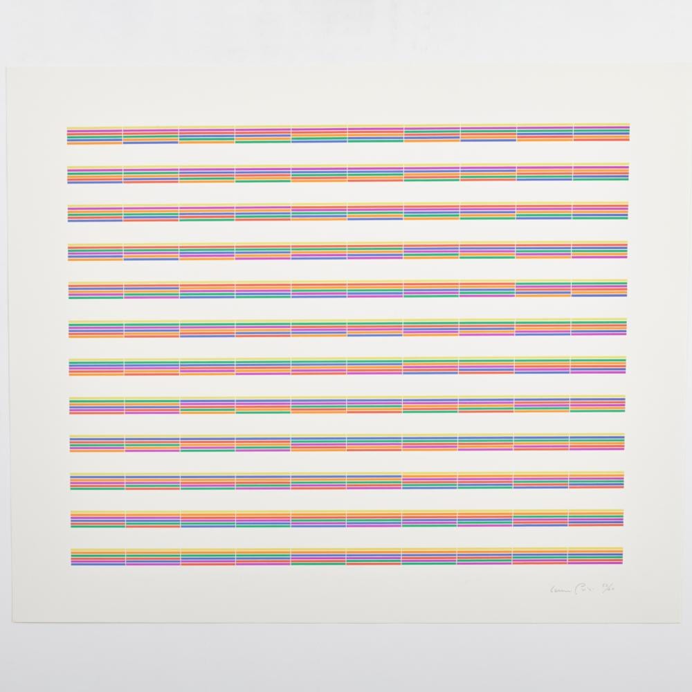 Laura Grisi comparable auction result: laura grisi 1939 2017 stripes