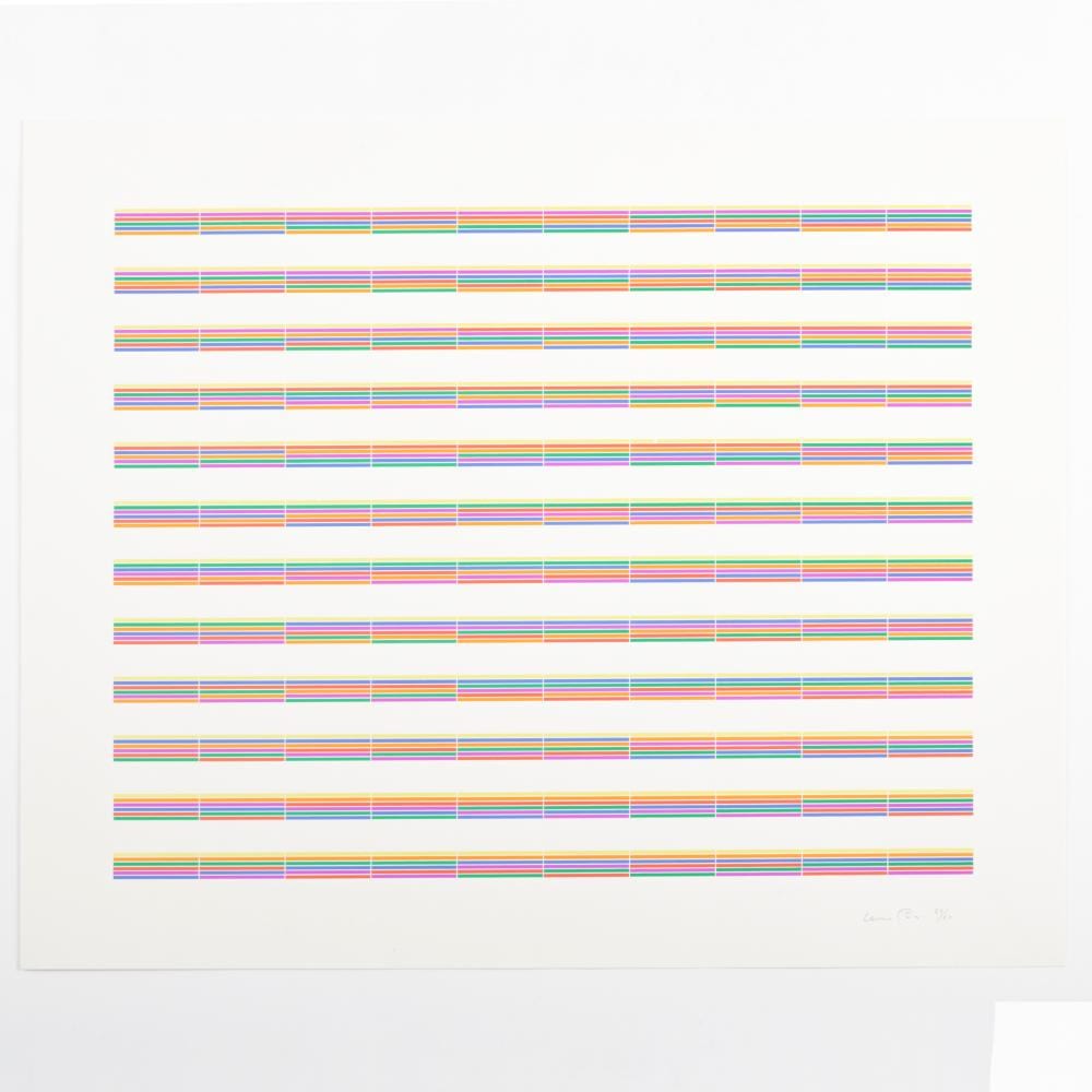 Laura Grisi comparable auction result: laura grisi 1939 2017 stripes