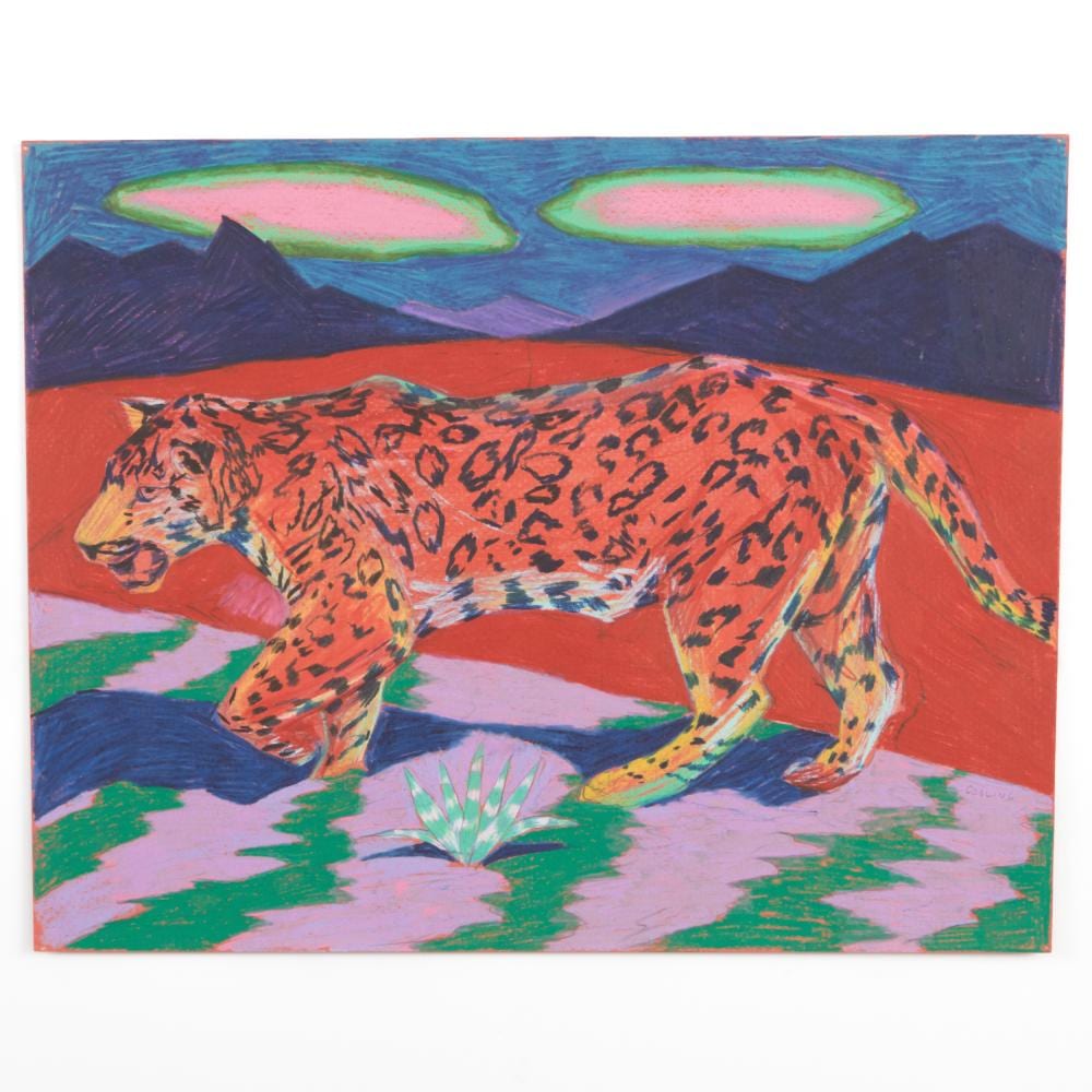 Janet Cooling comparable auction result: janet cooling 1951 2022 leopard and bobcat