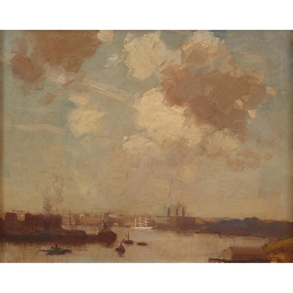 James R. Jackson comparable auction result: james r jackson 1882 1975 darling harbour 1919 oil on canvas 45 5 x 56cm 70 5 x 81 5cm framed