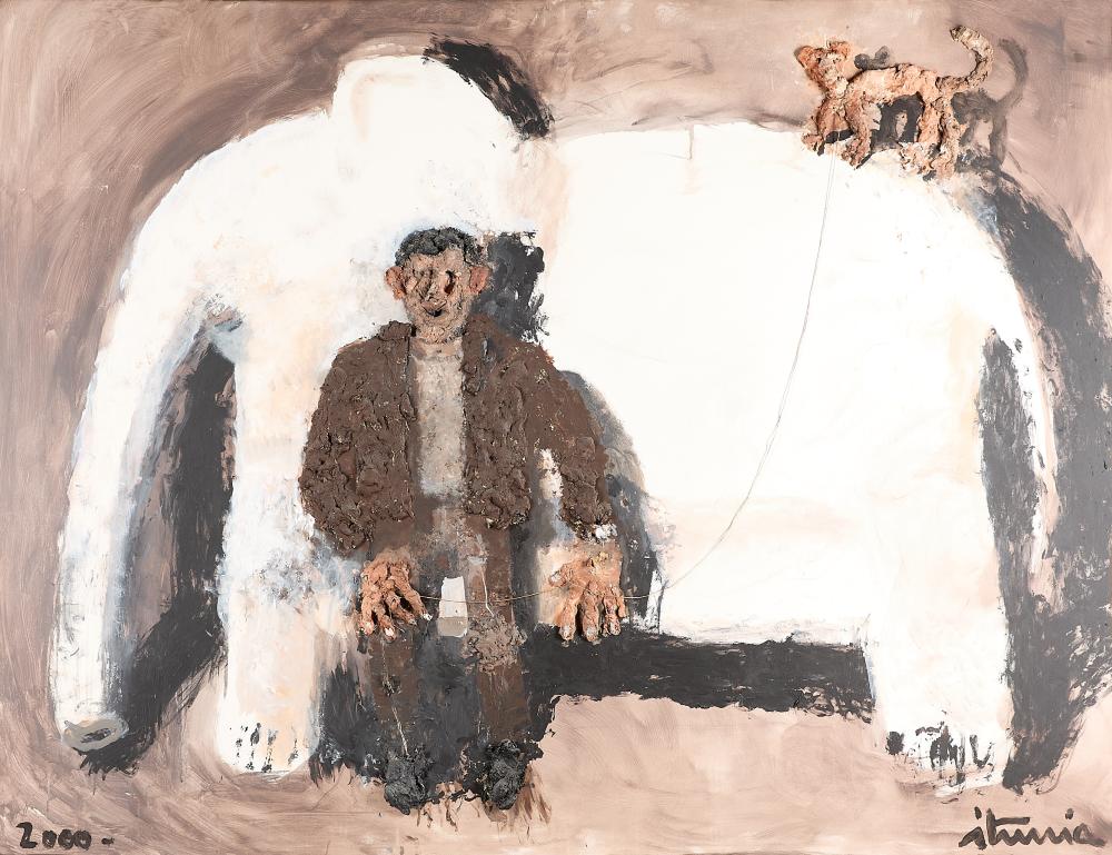 Ignacio Iturria comparable auction result: ignacio iturria con la cuerda floja painting