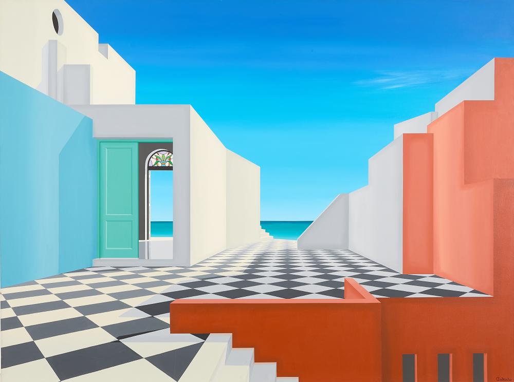 Humberto Calzada comparable auction result: humberto calzada tyranny of patience ii painting