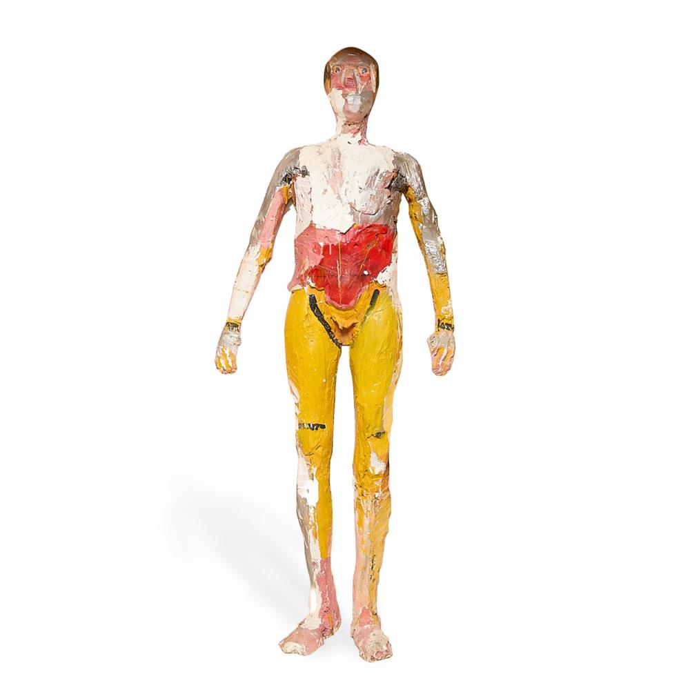 Manuel Neri comparable auction result: manuel neri hombre colorado ii paper mache