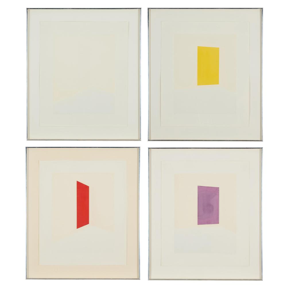 Peter Lodato comparable auction result: peter lodato painting in four parts v 1981