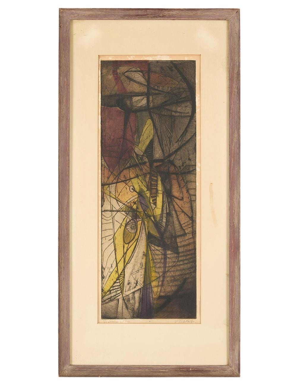 Mauricio Lasansky comparable auction result: mauricio lasansky spring mixed media print