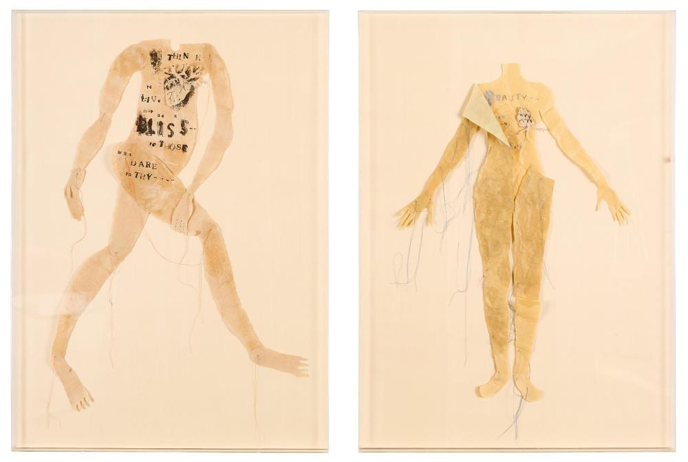 Lesley Dill comparable auction result: 2 lesley dill lithographs