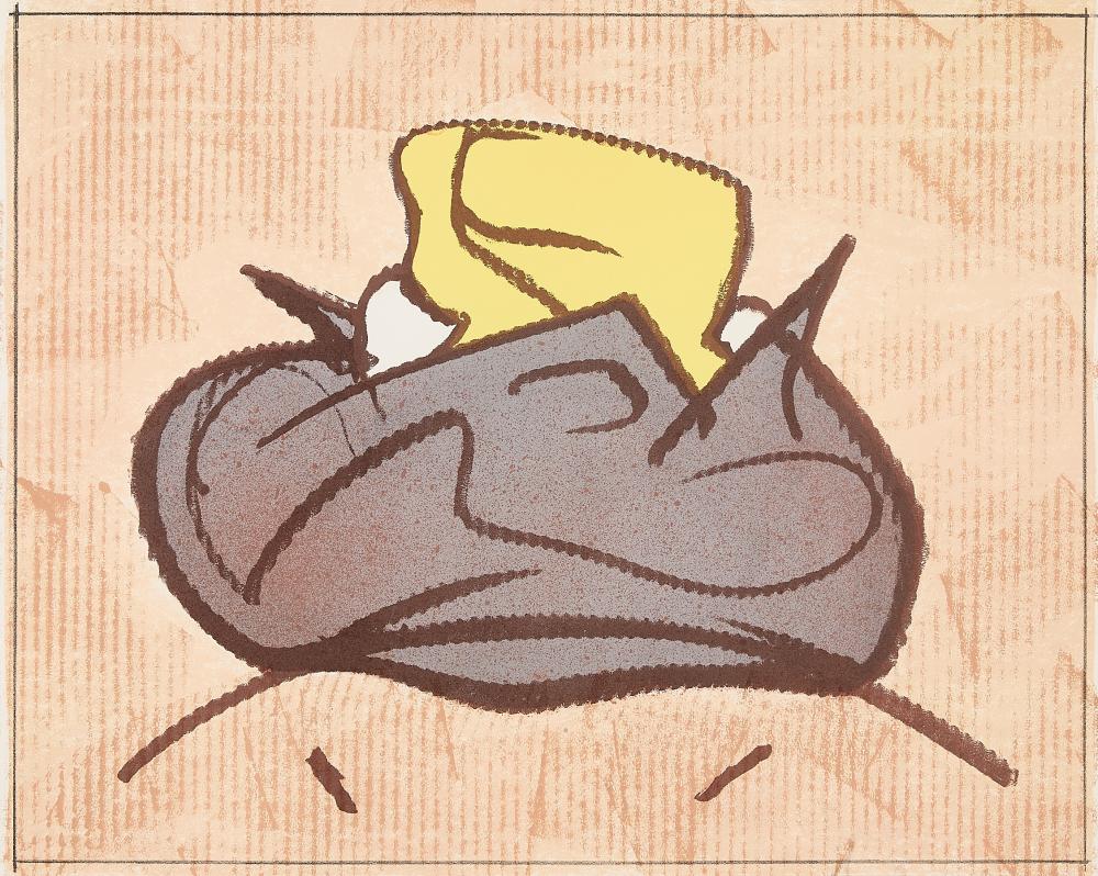 Claes Oldenburg "Baked Potato w/ Butter" Print sold by Revere Auctions, lot 414 — auction record photograph