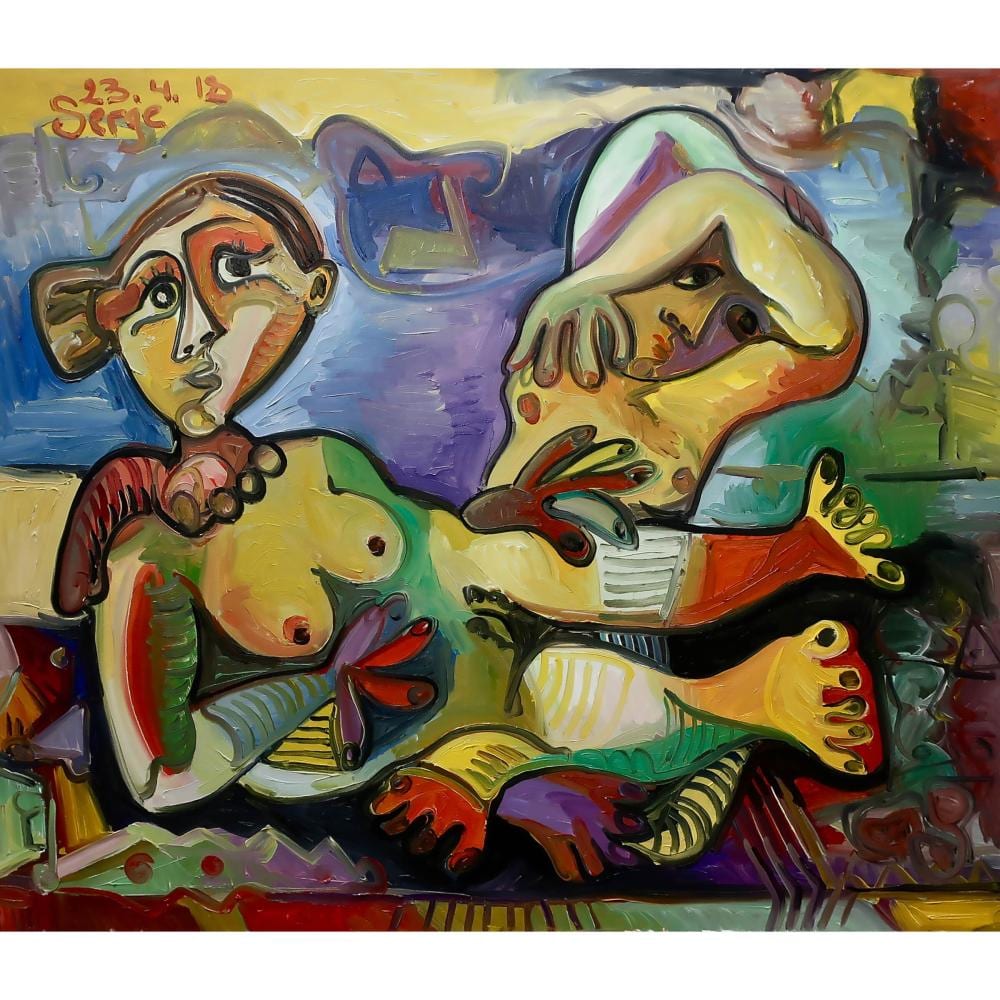 Serge Deherian comparable auction result: serge deherian canadian b 1955 peace