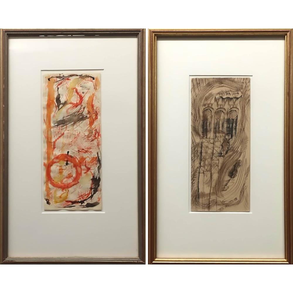 John Meredith comparable auction result: john meredith canadian 1933 2000 untitled abstracts