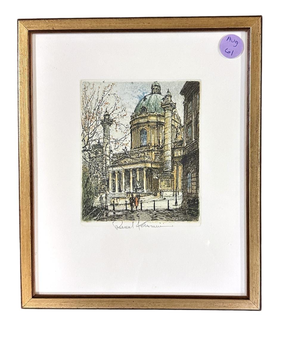 robert kasimir etching st charles church vienna · Charleston Estate Services Auctions & Appraisals · 2025-09-07 Robert Kasimir comparable auction result: robert kasimir etching st charles church vienna