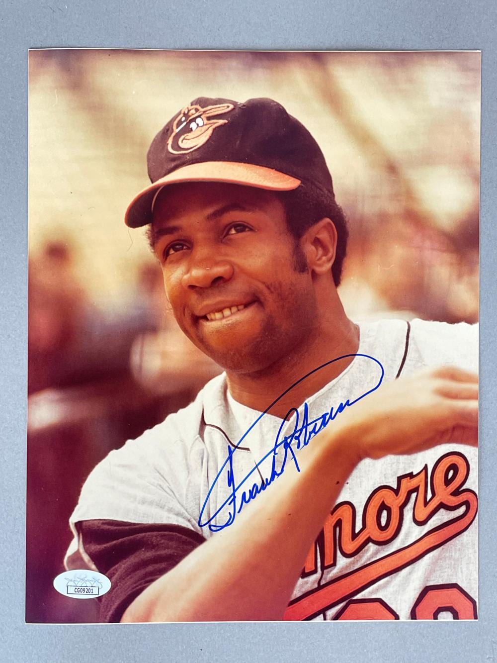 Frank Robinson comparable auction result: frank robinson signed 8 x 10 photo with jsa coa