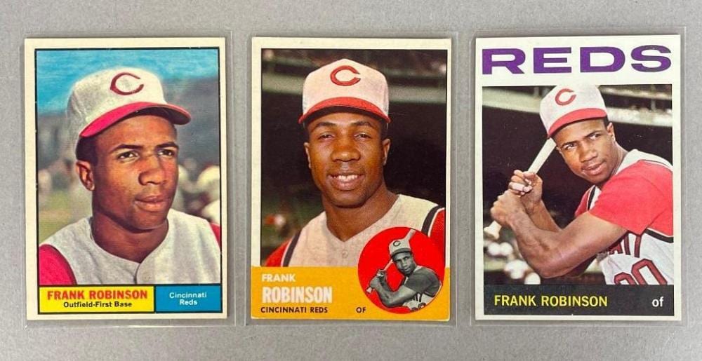 Felix Meynet comparable auction result: 1961 63 and 64 topps frank robinson cards