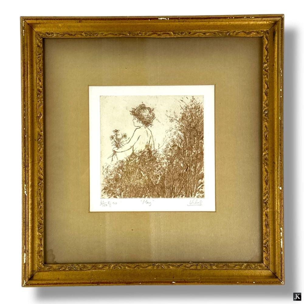 Mary Vickers comparable auction result: mary vickers etching may