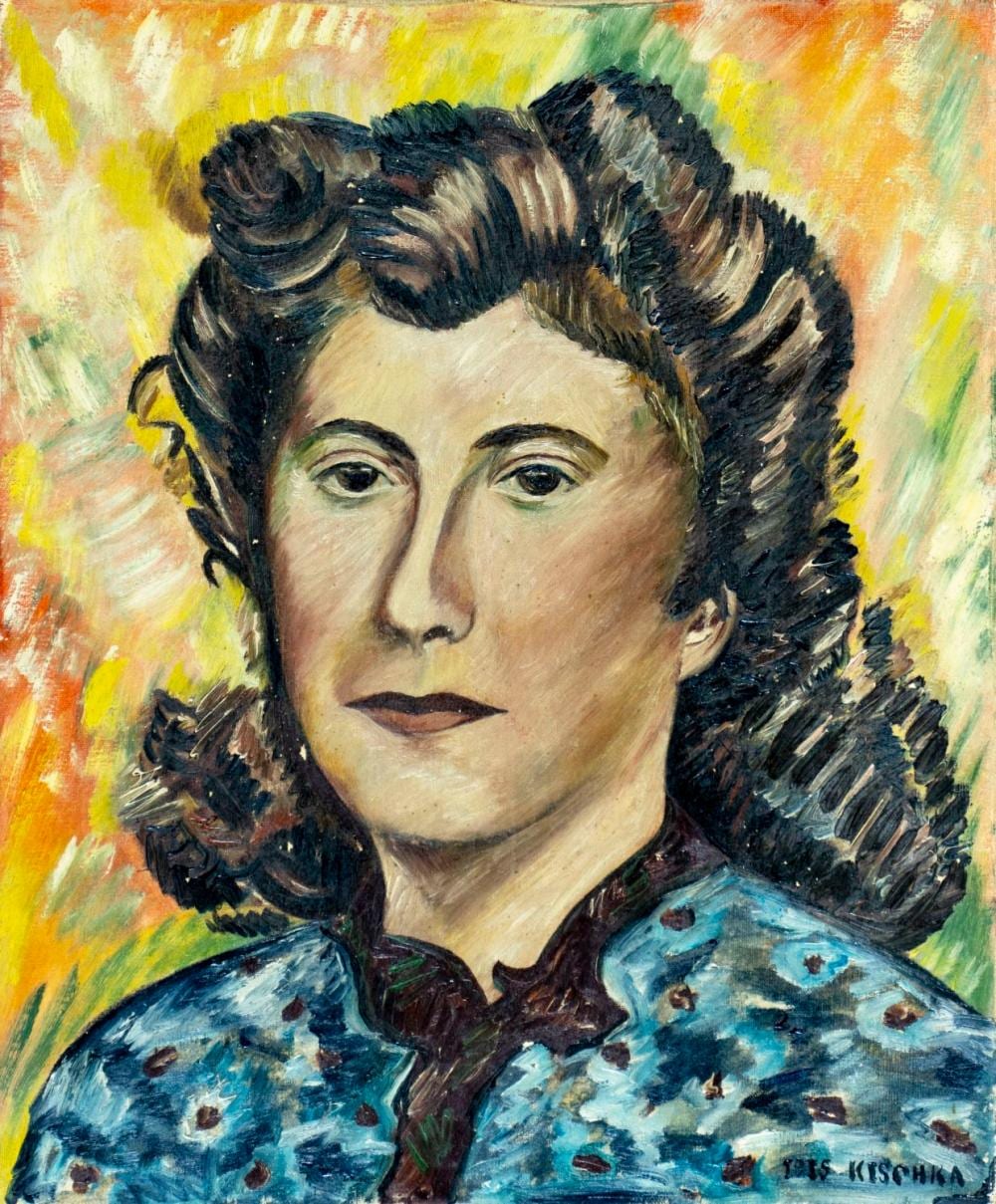 Isis Kischka comparable auction result: isis kischka france 1908 1974 oil painting