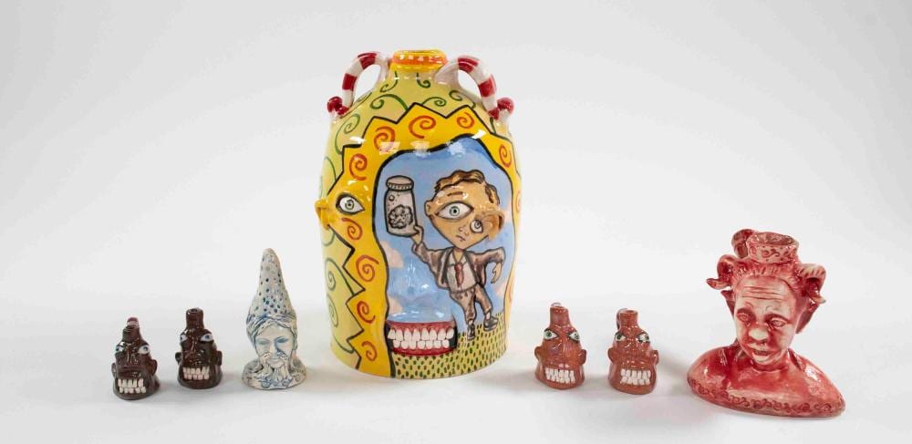 Stacy Lambert comparable auction result: stacy lambert north carolina folk pottery