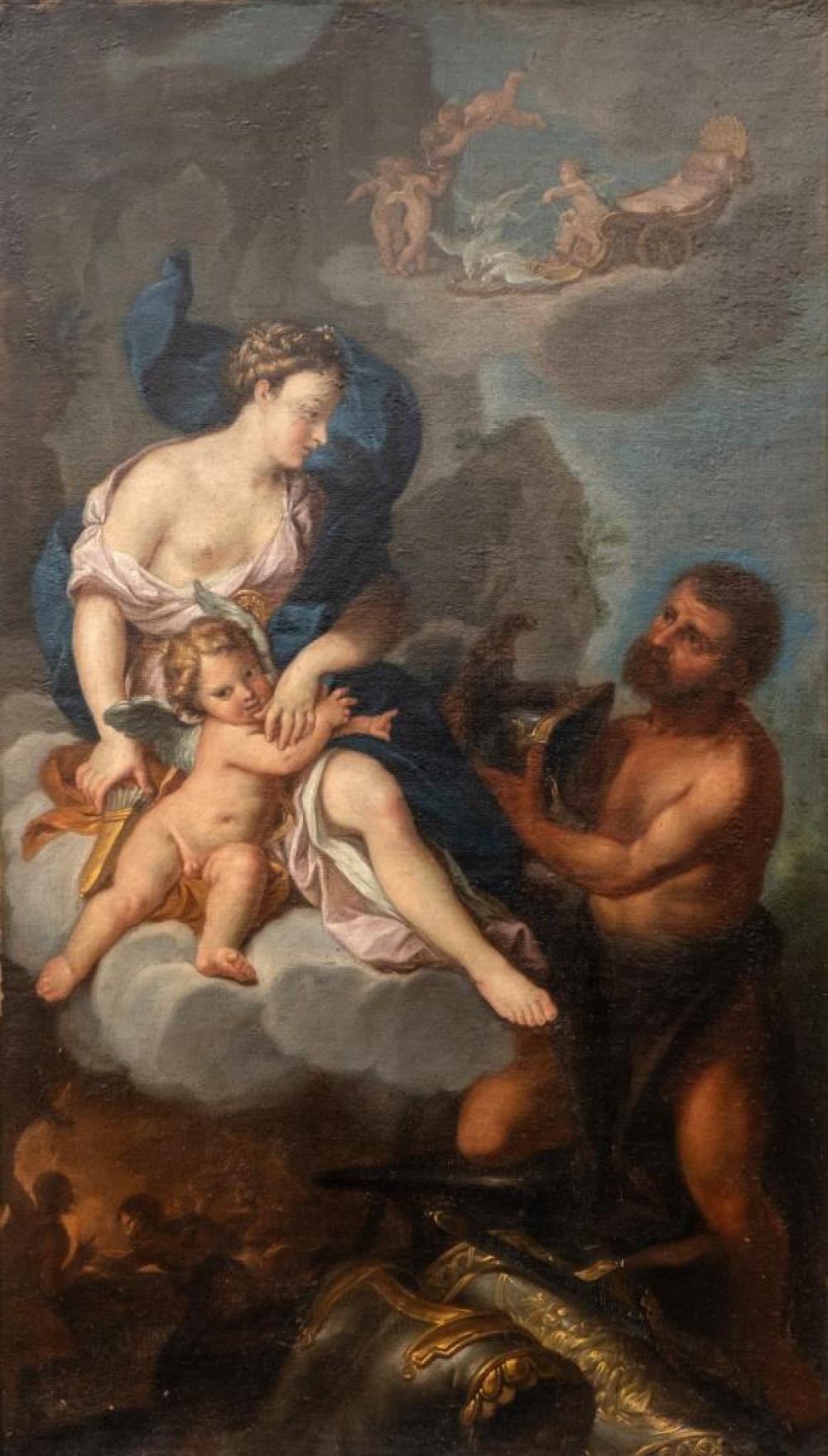 Charles Antoine Coypel Oil on Canvas Painting, 18th Century sold by Collective Hudson, LLC, lot 60 — auction record photograph