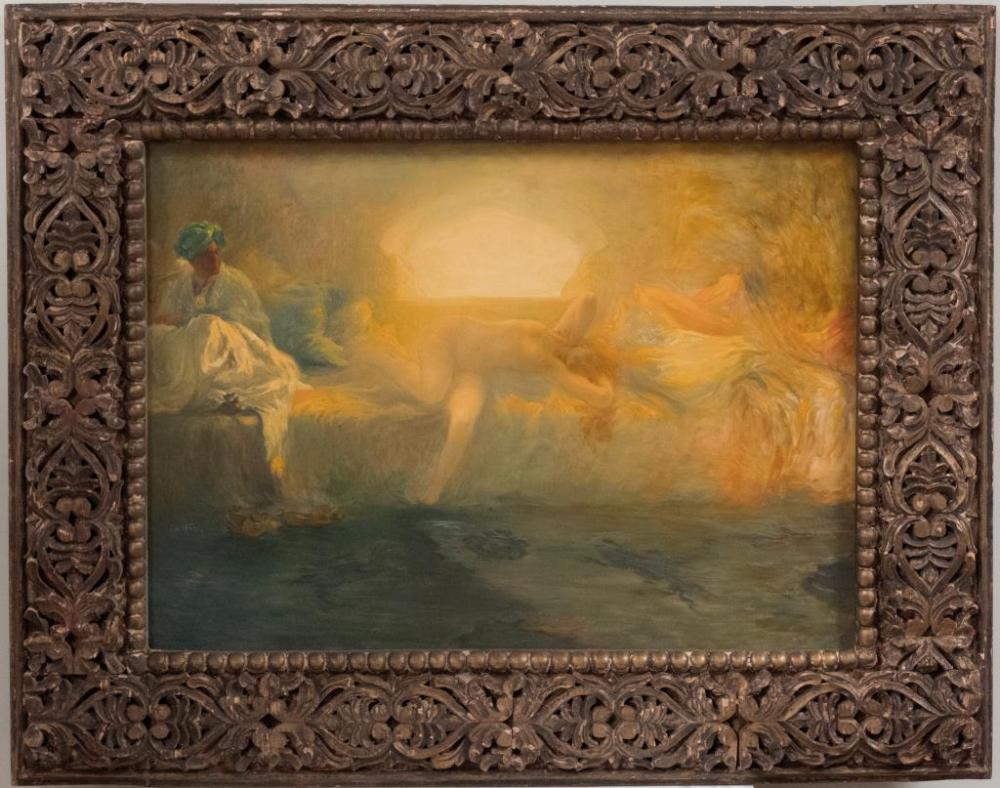 henri leriche signed oil on canvas painting in fantastic frame circa 1900 · Collective Hudson, LLC · 2025-09-21 Henri LeRiche comparable auction result: henri leriche signed oil on canvas painting in fantastic frame circa 1900