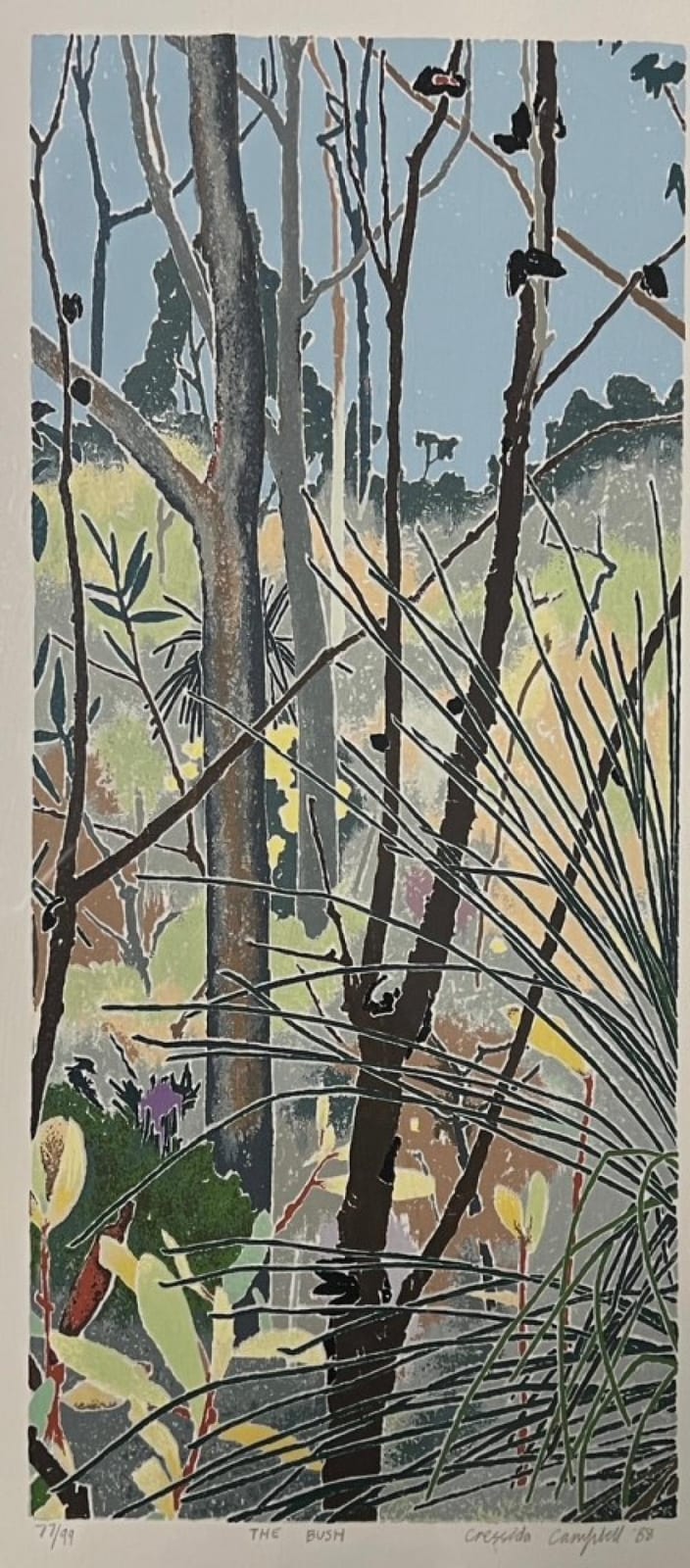 Cressida Campbell comparable auction result: cressida campbell 1960