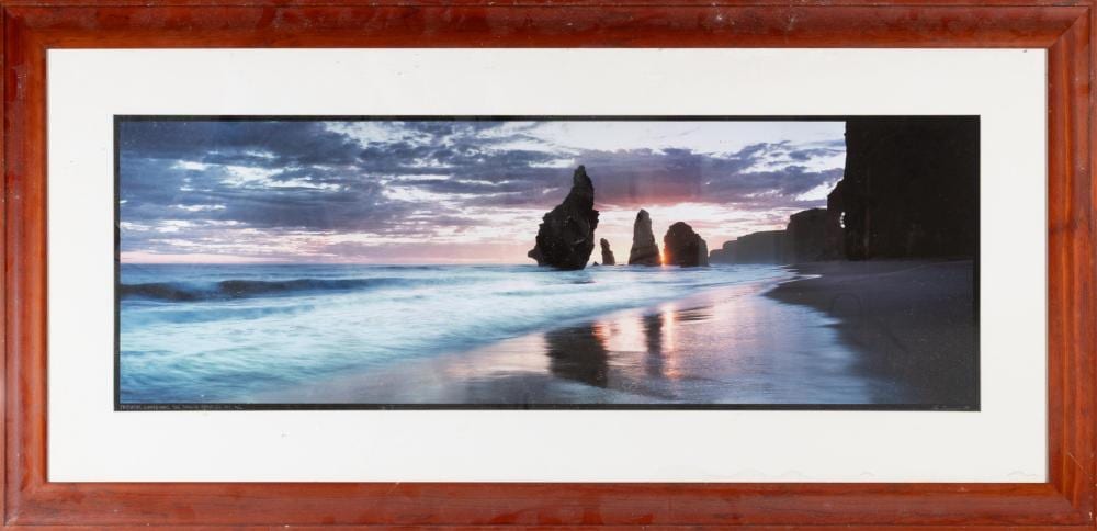Ken Duncan comparable auction result: ken duncan faithful guardians the 12 apostles vic photographic print limited edition 46 200 frame size 79 x 164cm