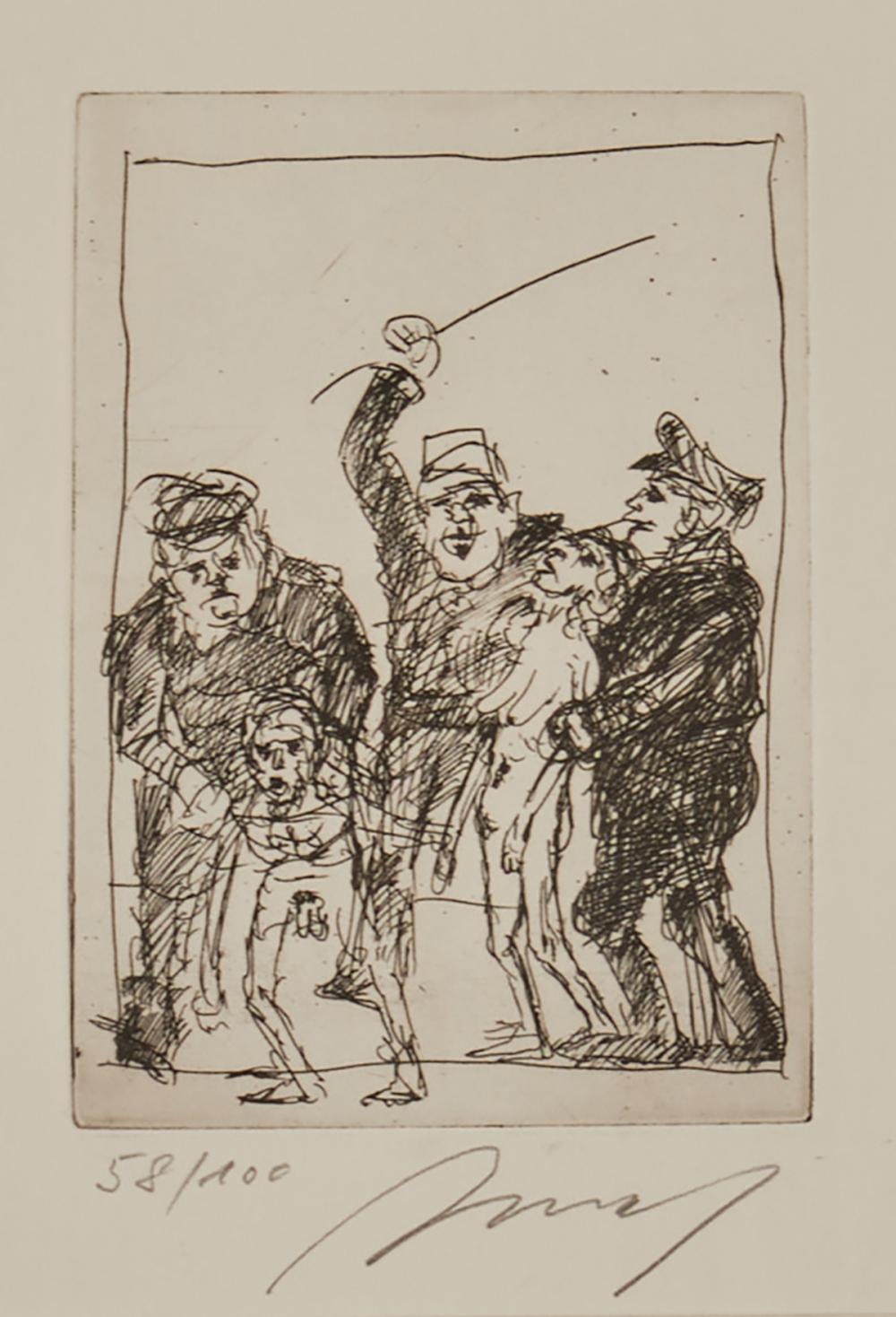 Alfred Hrdlicka comparable auction result: alfred hrdlicka