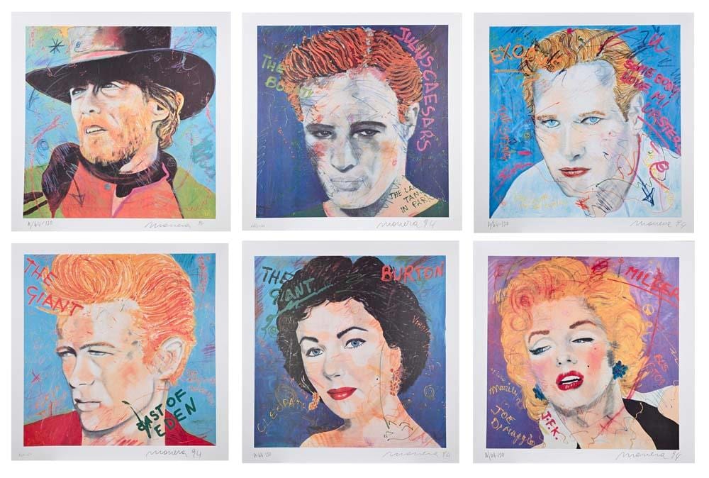 Enrico Manera comparable auction result: enrico manera torino 1947 complete folder of 6 silkscreen prints