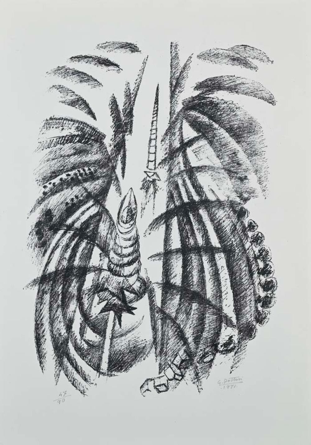 Gerardo Dottori comparable auction result: gerardo dottori perugia 1884 perugia 1977 untitled