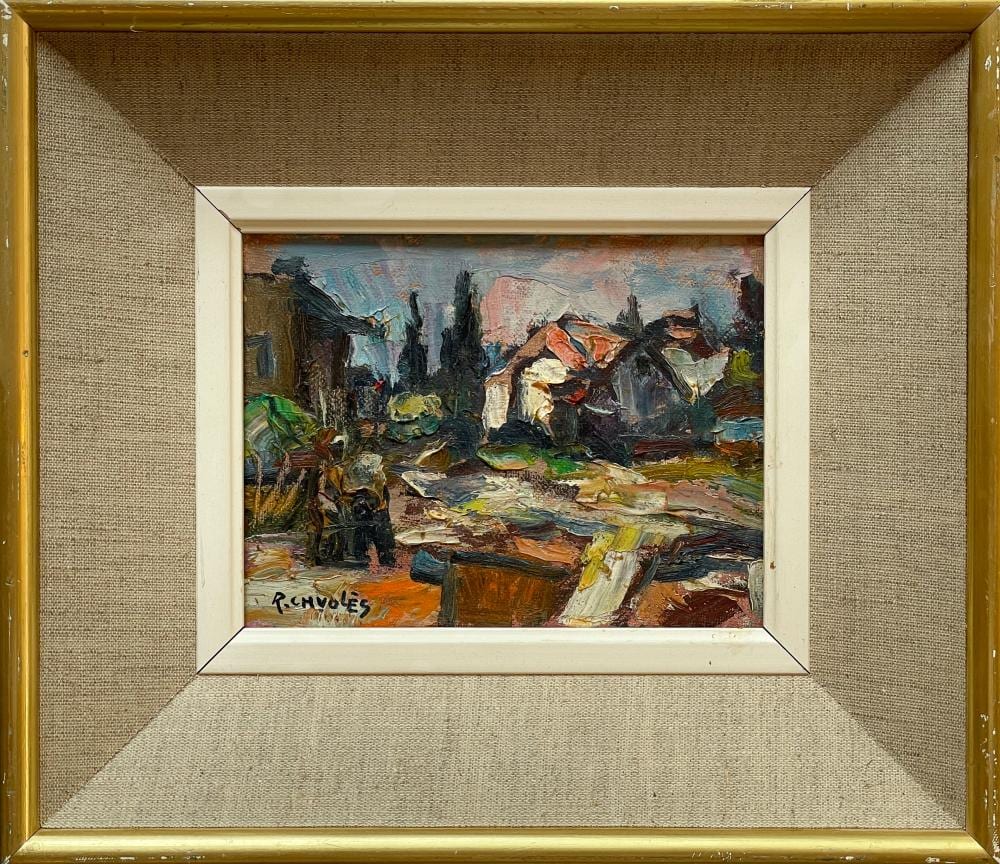 rafael chwoles unknown jewish town · Levy Auction House · 2025-09-17 R. Chwoles comparable auction result: rafael chwoles unknown jewish town