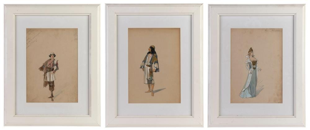 Alfred Choubrac comparable auction result: alfred choubrac french 1853 1902 costume designs
