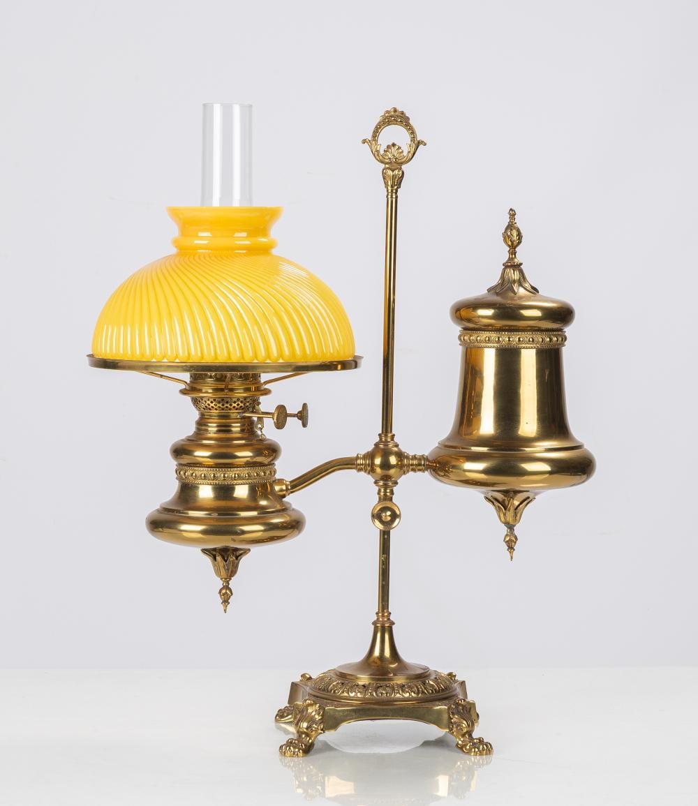 Edward Miller comparable auction result: edward miller co student lamp