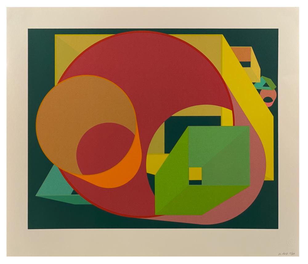Al Held comparable auction result: al held scholes i screenprint on paper