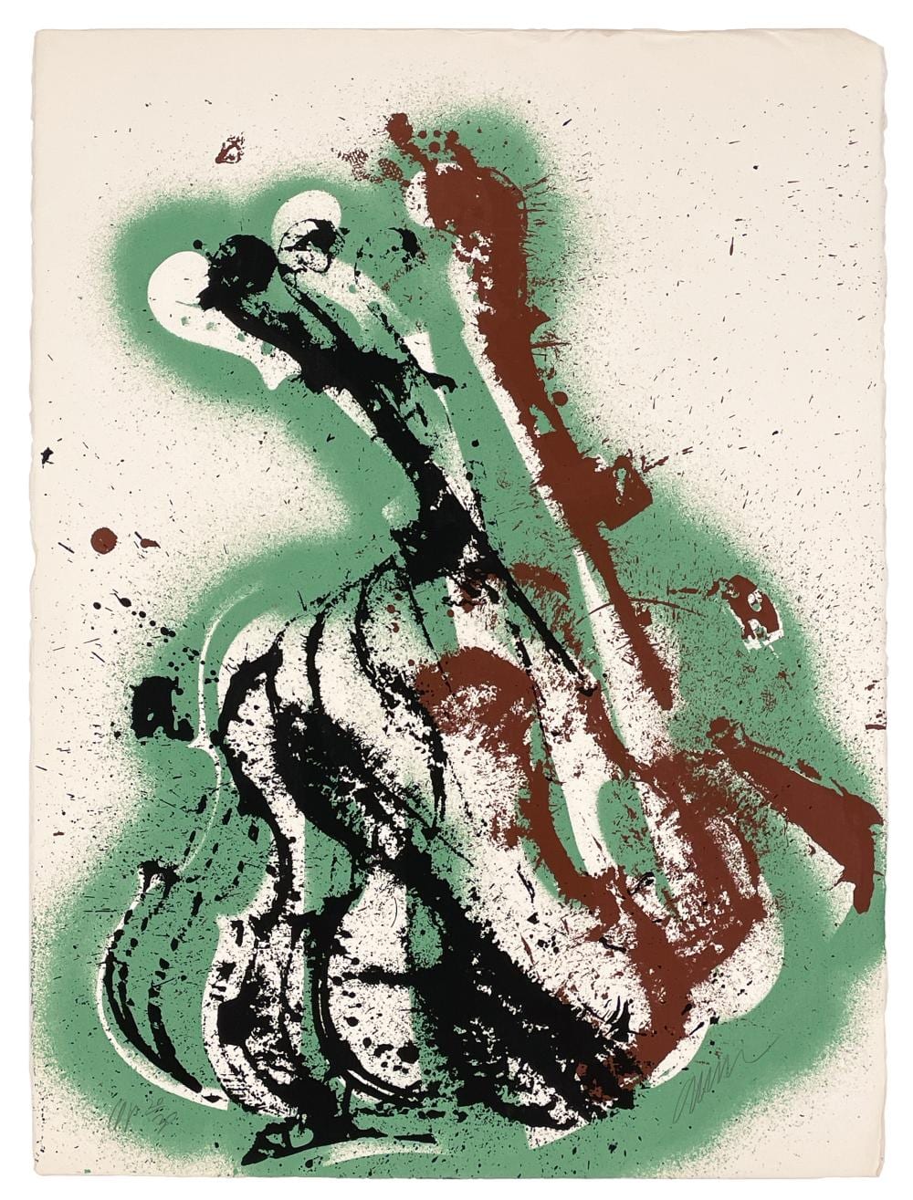 Pierre Arman comparable auction result: arman symphony pastorale serigraph