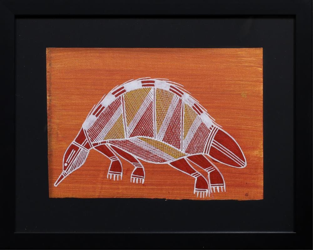 Warrick Kelly comparable auction result: warrick kelly untitled acrylic on canvas i 19cm x 27cm f 31cm x 39cm