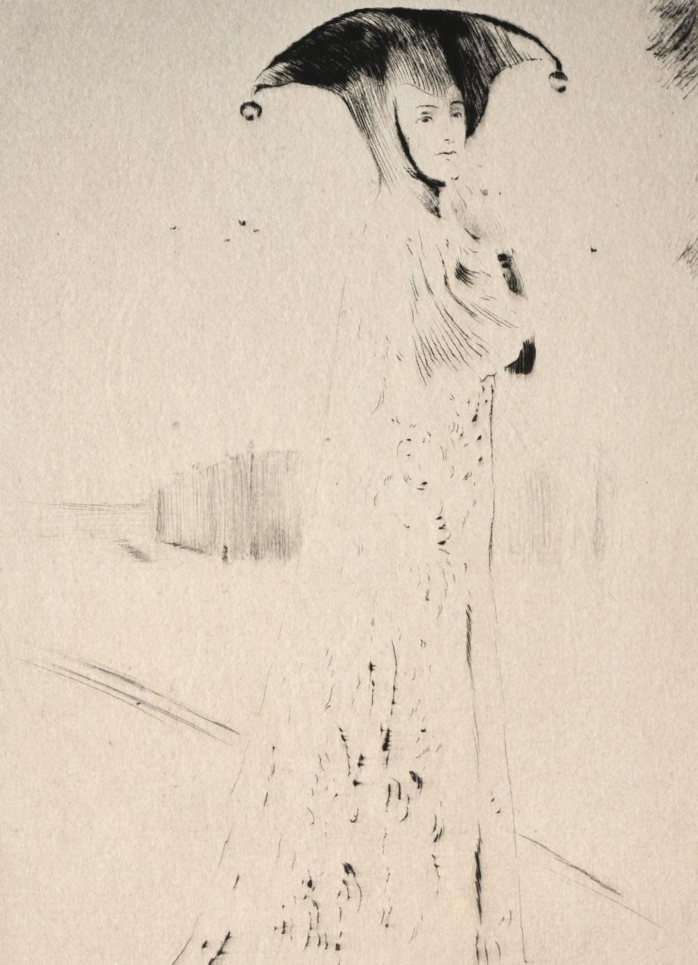 Fernand Khnopff comparable auction result: fernand khnopff 1858 1921 etching des grelots