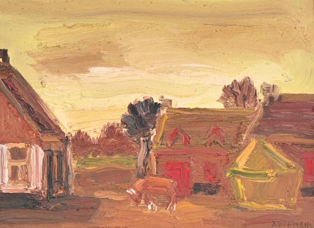 alphons vermeir 1905 1994 oil on canvas the farm signed · Maison Jules Veilinghuis · 2025-09-20 Alfons Vermeir comparable auction result: alphons vermeir 1905 1994 oil on canvas the farm signed