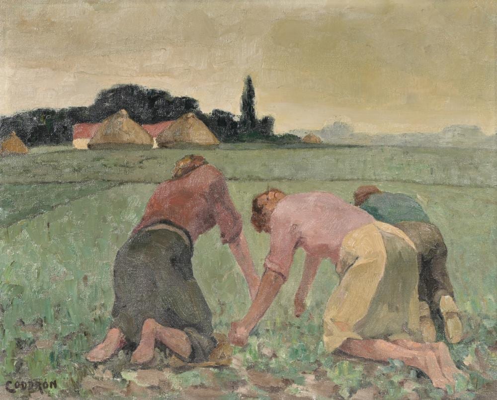 Oscar Coddron comparable auction result: oscar coddron 1881 1960 oil on canvas wiedsters signed