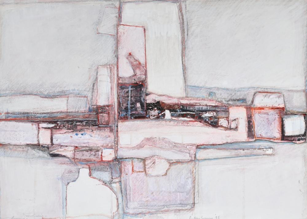 Paul Van Gyseghem comparable auction result: paul van gyseghem 1935 mixed media preliminary study of the fallen wing of icarus signed and dated 95