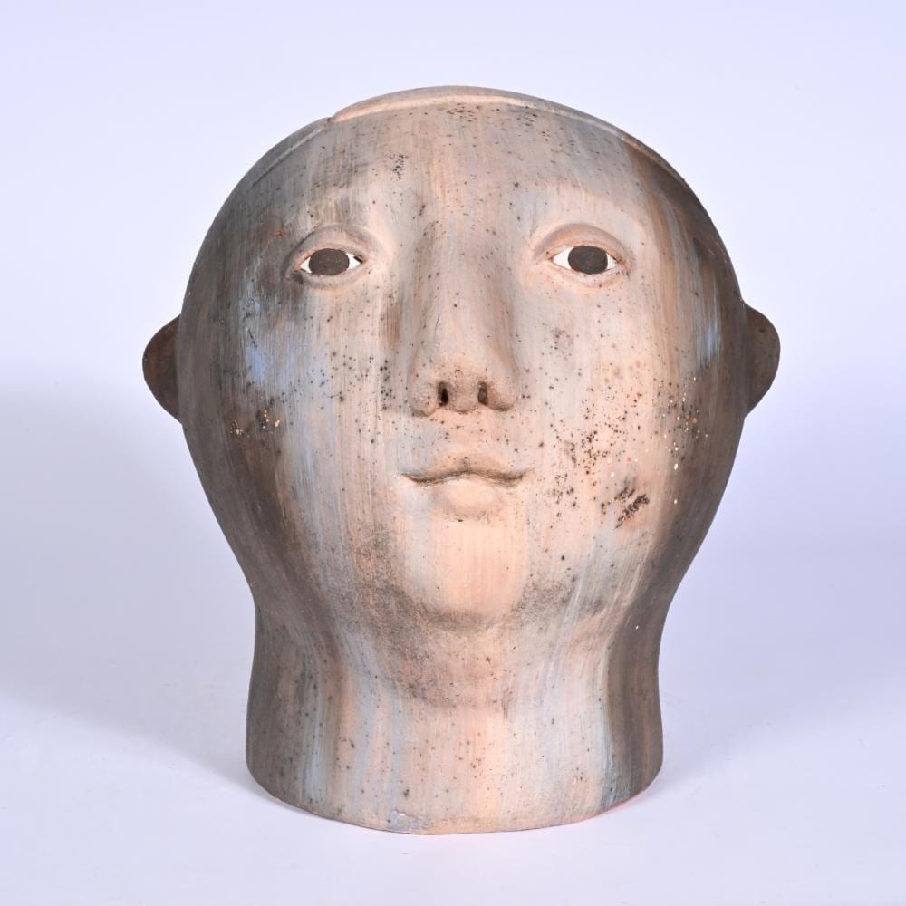 Odile Kinart comparable auction result: odile kinart 1945 large terracotta head head of man signed