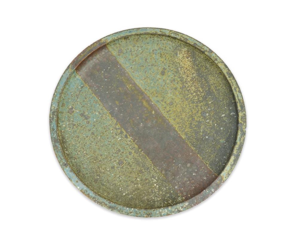 Derek Davis comparable auction result: derek davis 1926 2008 a large stoneware charger