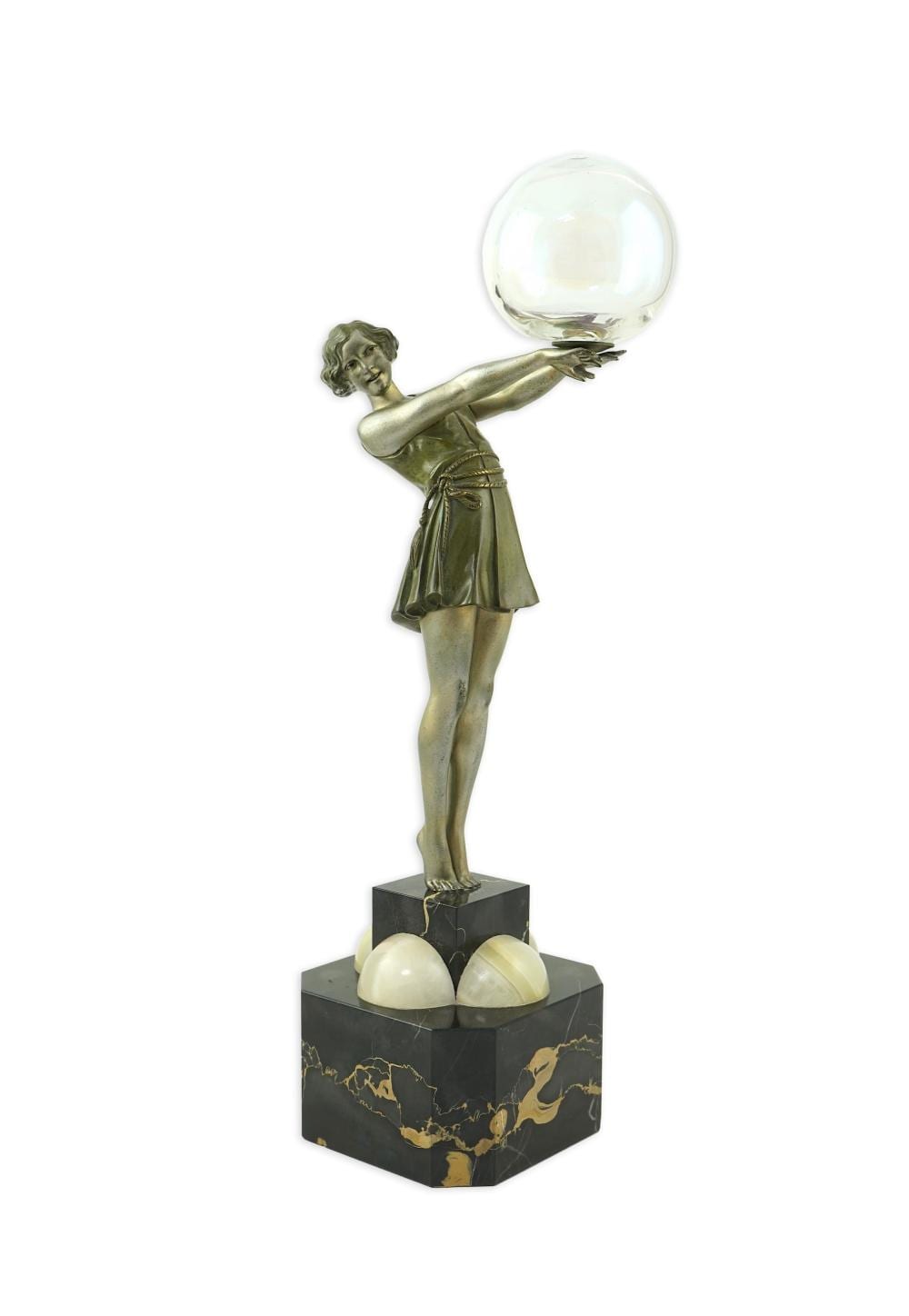 Armand Godard comparable auction result: armand godard french danseur la boule or bubble dancer