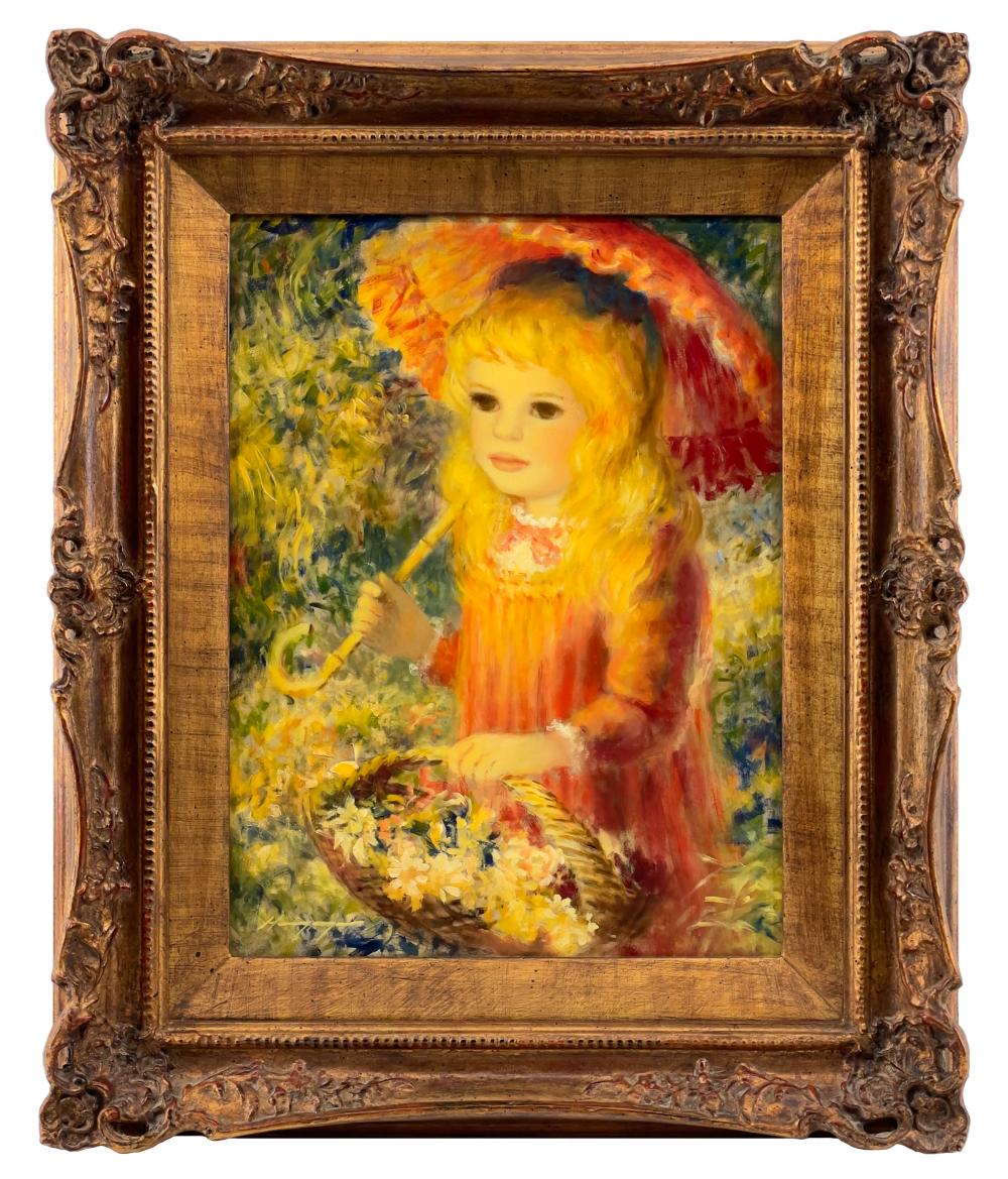 Harry Myers comparable auction result: harry myers favorite flower oil on board