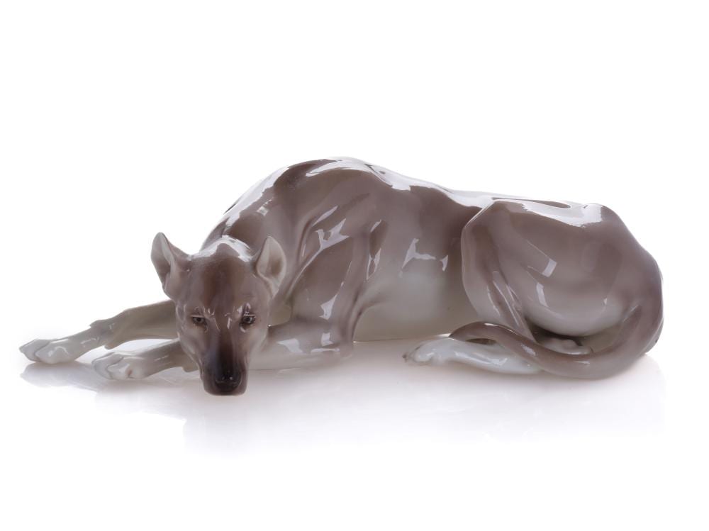 Theodor Kärner comparable auction result: theodor k rner 1884 1966 reclining great dane nymphenburg 1905