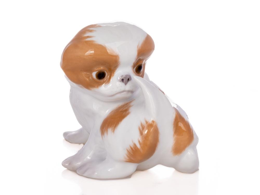 Erik Nielsen comparable auction result: erik nielsen 1857 1947 royal copenhagen pekinese before 1922