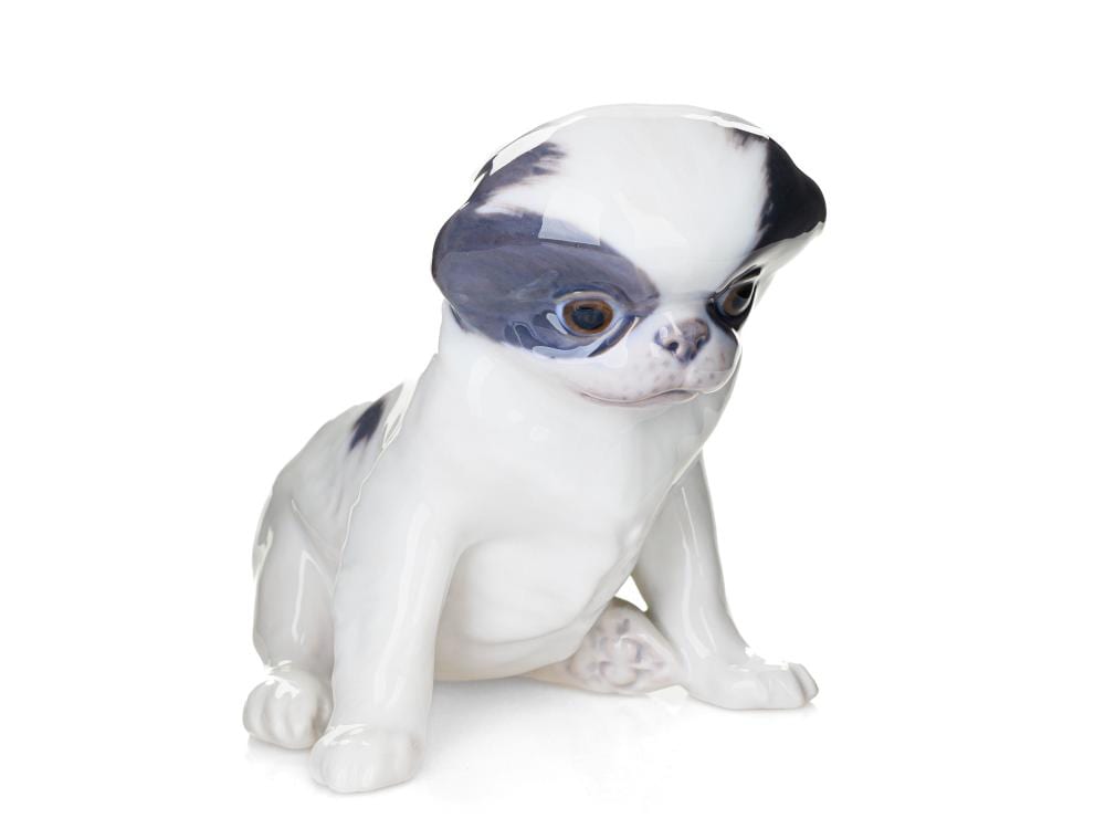 Erik Nielsen comparable auction result: erik nielsen 1857 1947 royal copenhagen young pekingese before 1923